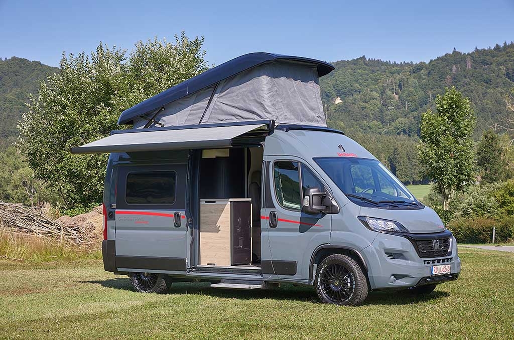 Dethleffs Globetrail camper van. 